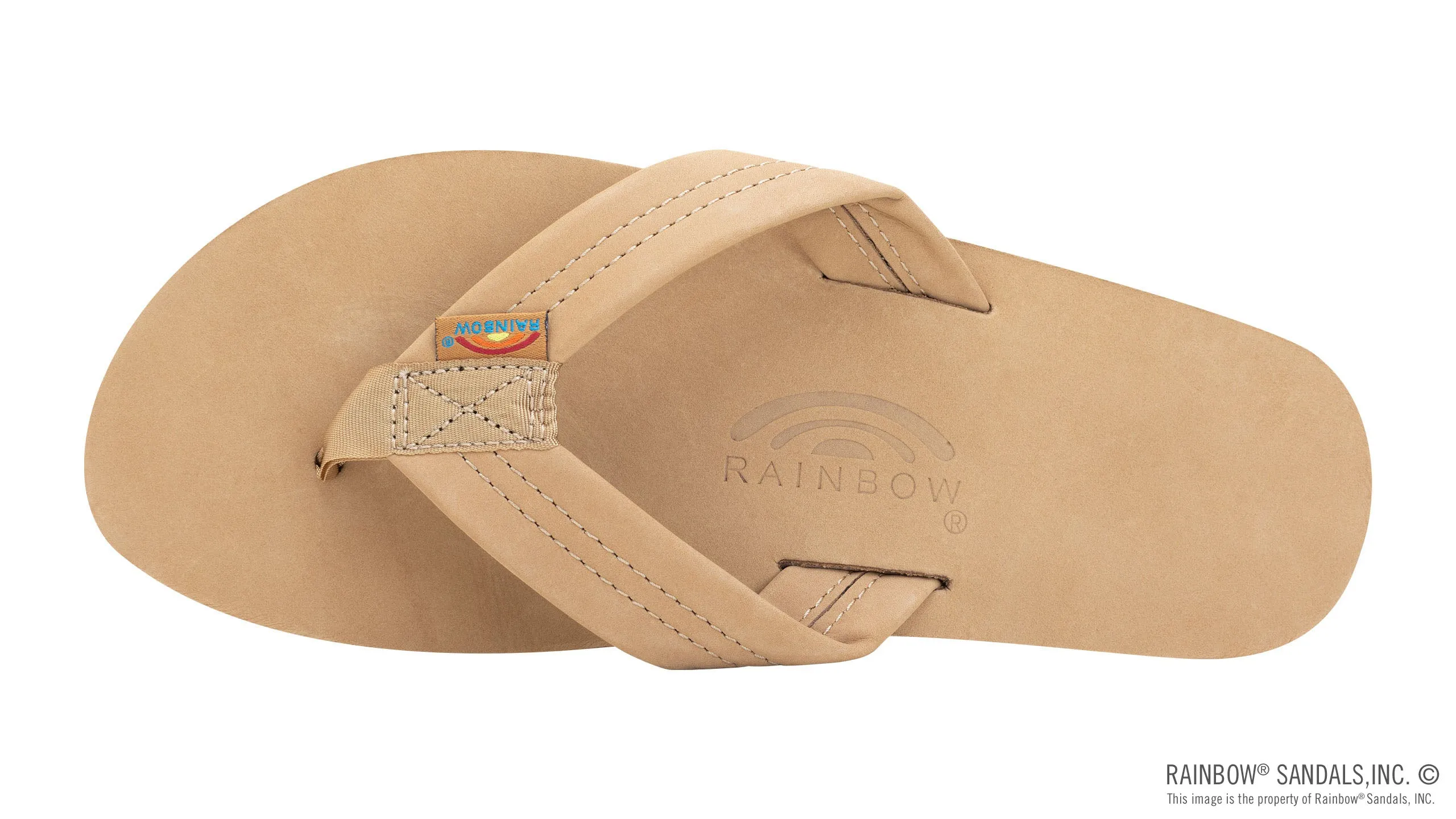 Rainbow Sandals Men's - Single Layer - 1 Strap - Sierra Brown