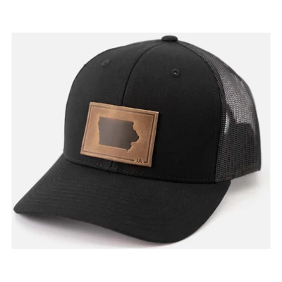 Range Leather Iowa Silhouette Snapback Hat