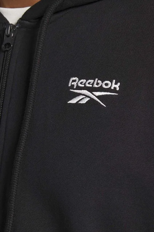 Reebok Classic cotton sweatshirt Small Vector men's black color