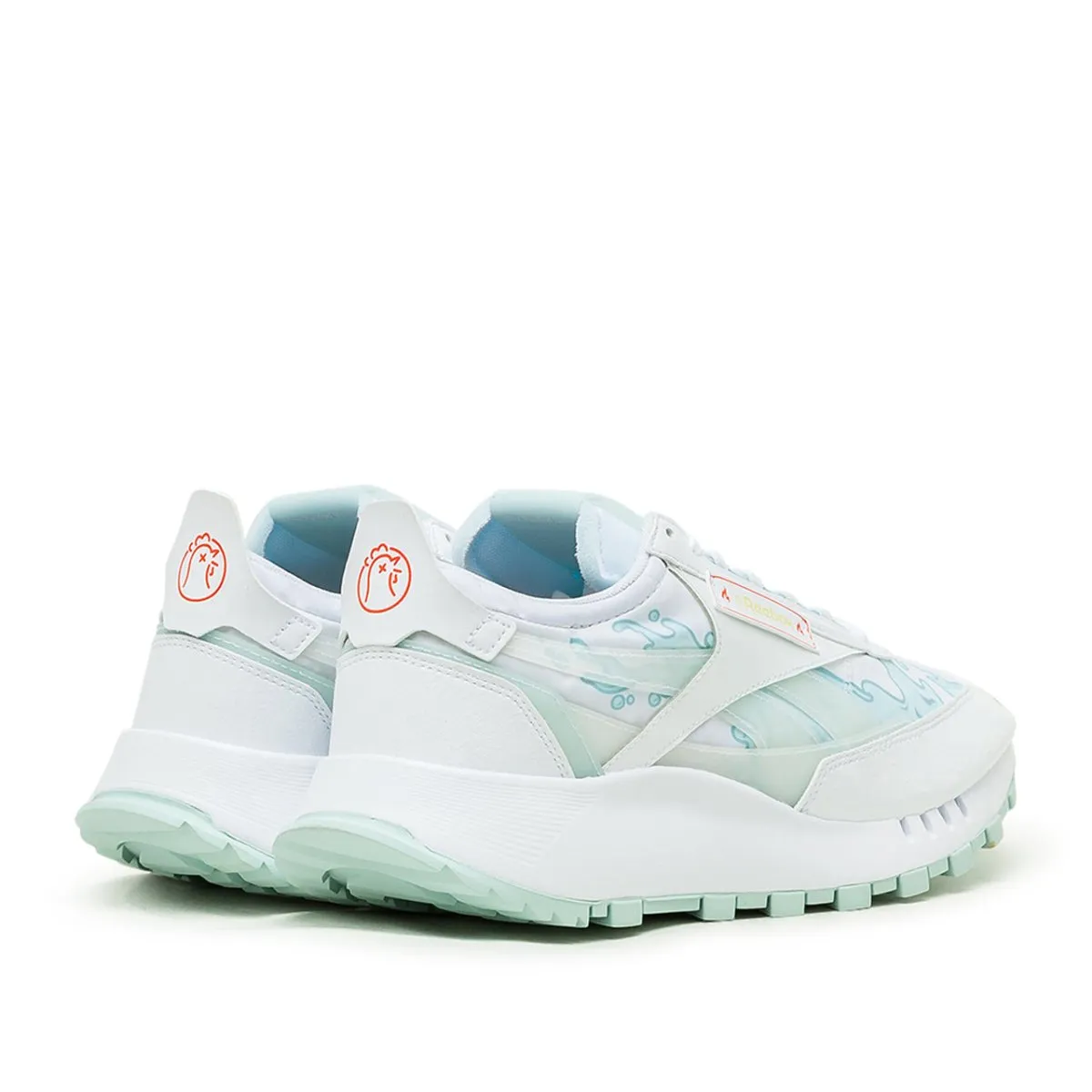 Reebok Classic Leather Legacy Hot Ones (White / Light Blue)