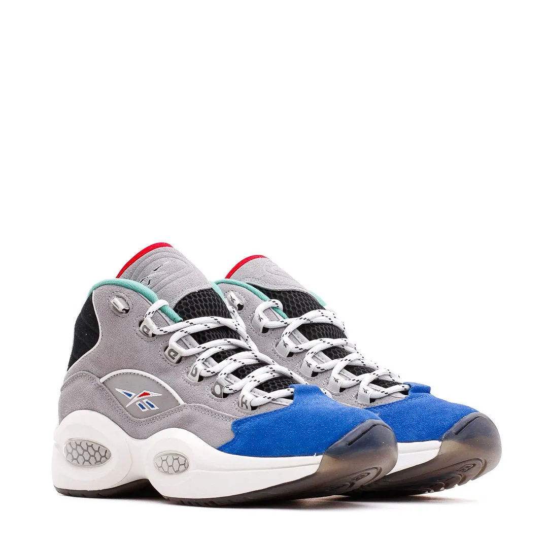 Reebok Classics Men Question Mid Allen Iverson Draft Night Grey Blue GZ7283