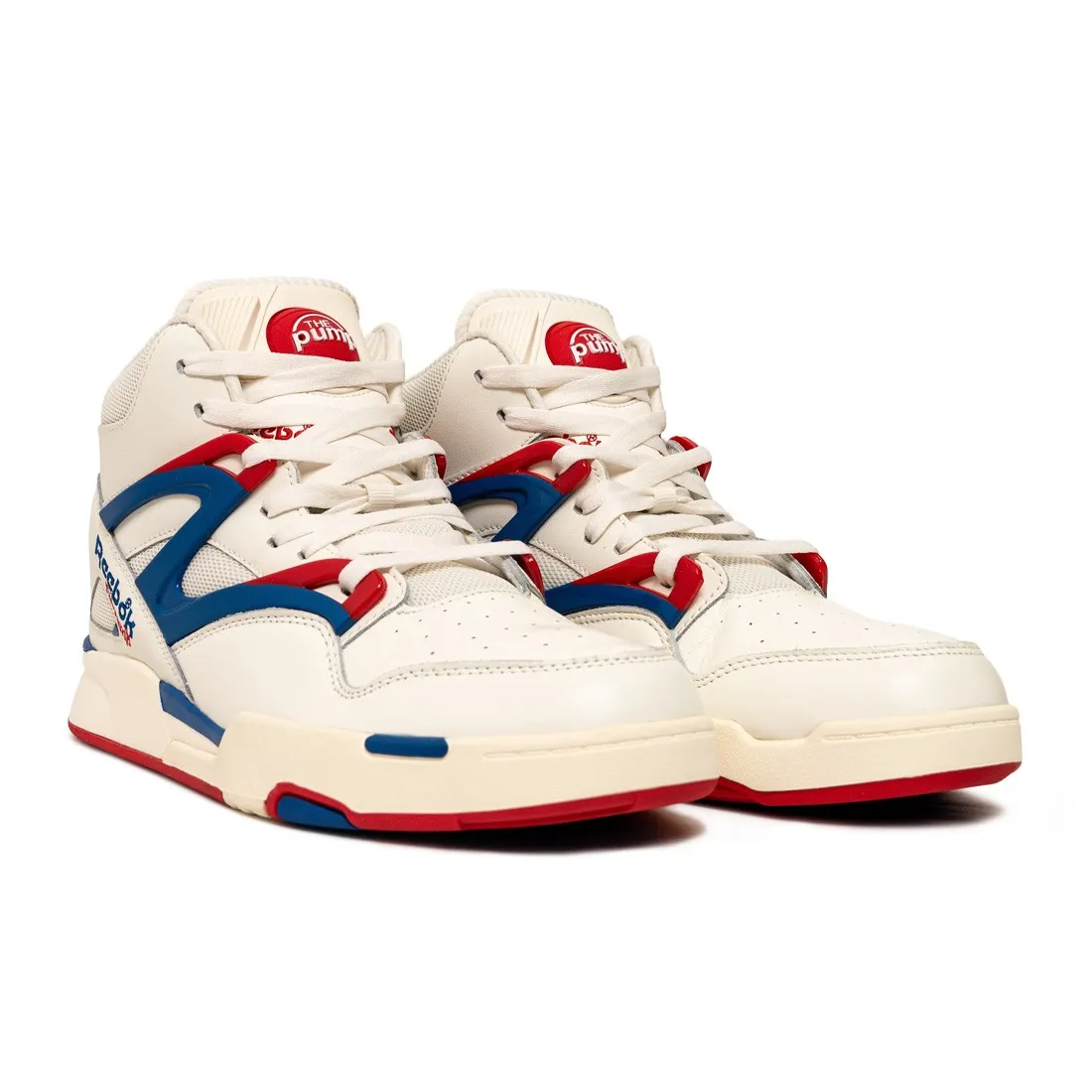 Reebok Men Pump Omni Zone II (white / chalk / vector blue / vector red)