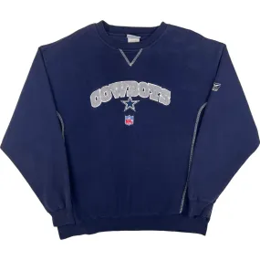 Reebok NFL Dallas Cowboys Crewneck Sweatshirt Blue