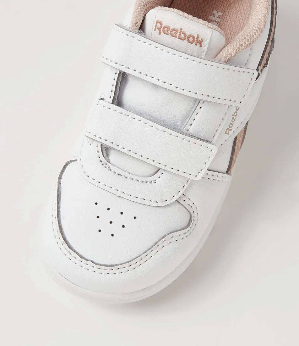 REEBOK Royal Prime 2 Pre White Gold Sedona Rose Leather Sneakers