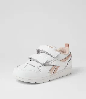 REEBOK Royal Prime 2 Pre White Gold Sedona Rose Leather Sneakers