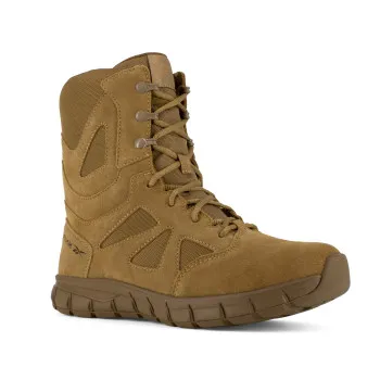 Reebok Women's 8" Sublite Cushion Tactical Boot Coyote Brown