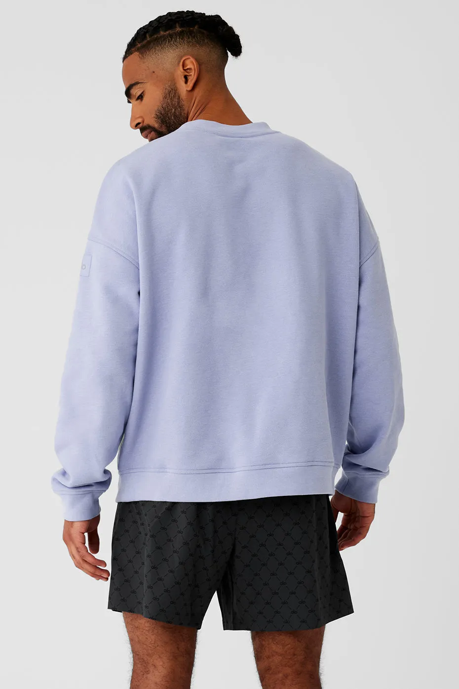 Renown Heavy Weight Crew Neck Pullover - Icy Purple