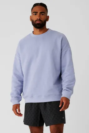 Renown Heavy Weight Crew Neck Pullover - Icy Purple