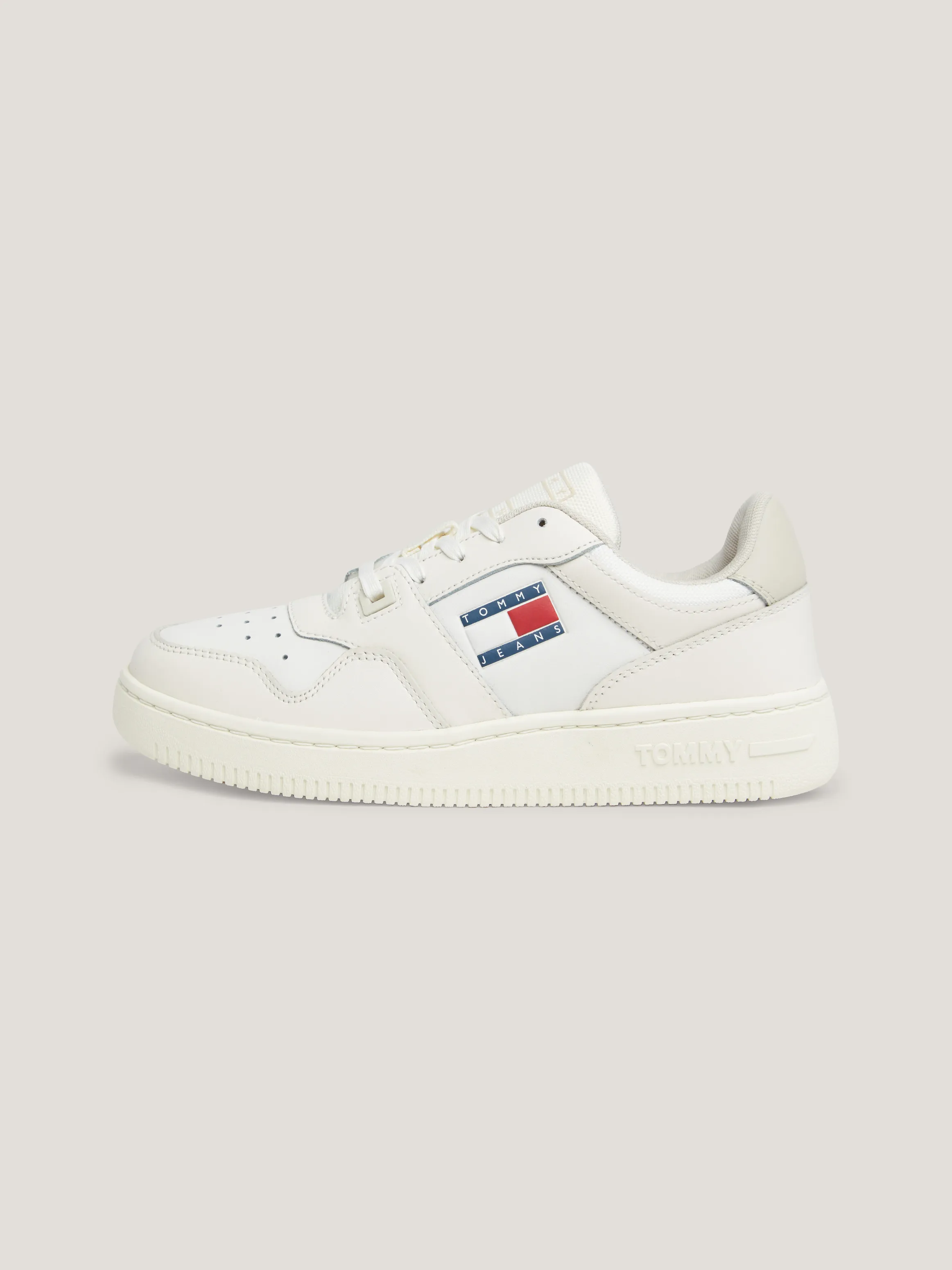 Retro Cupsole Leather Basketball Trainers | Sneakers | Tommy Jeans