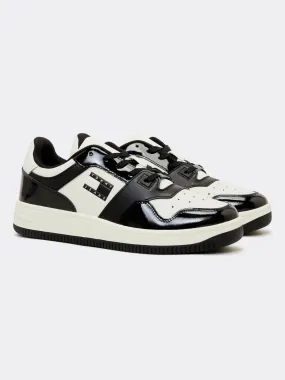 Retro Patent Leather Fine Cleat Basketball Trainers | Sneakers | Tommy Jeans