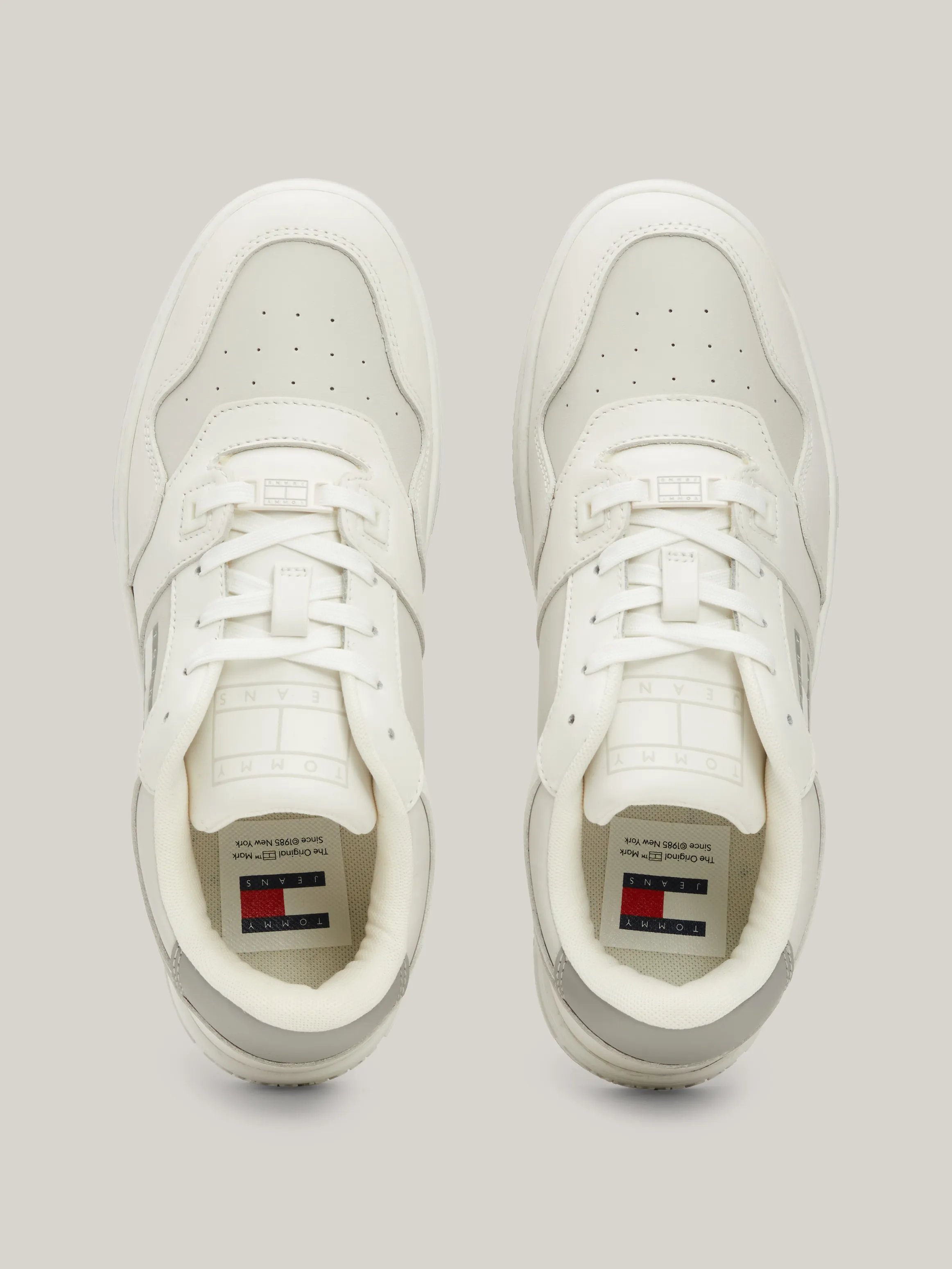 Retro Tonal Leather Basketball Trainers | Sneakers | Tommy Jeans