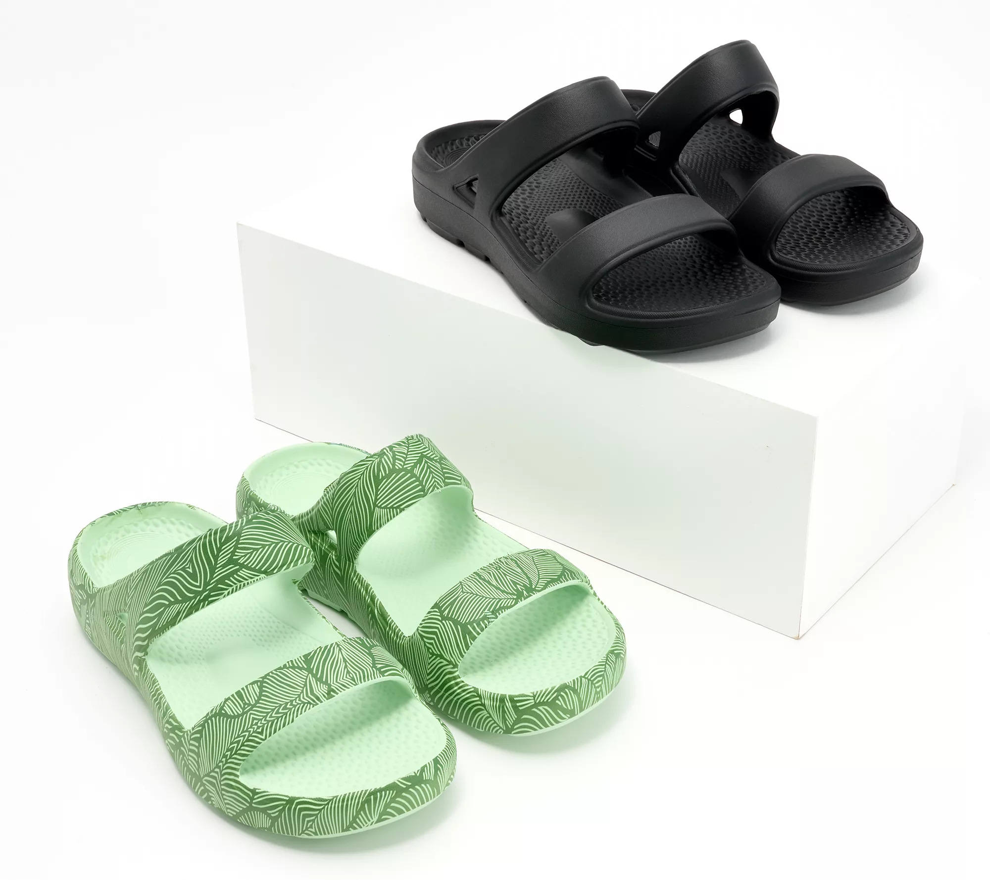 Revitalign Orthotic 2pk Recovery Slide Sandals - Fusion Zest Duo