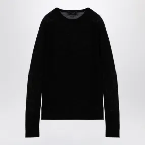 Roberto Collina    Roberto Collina Semi Transparent Black Jumper