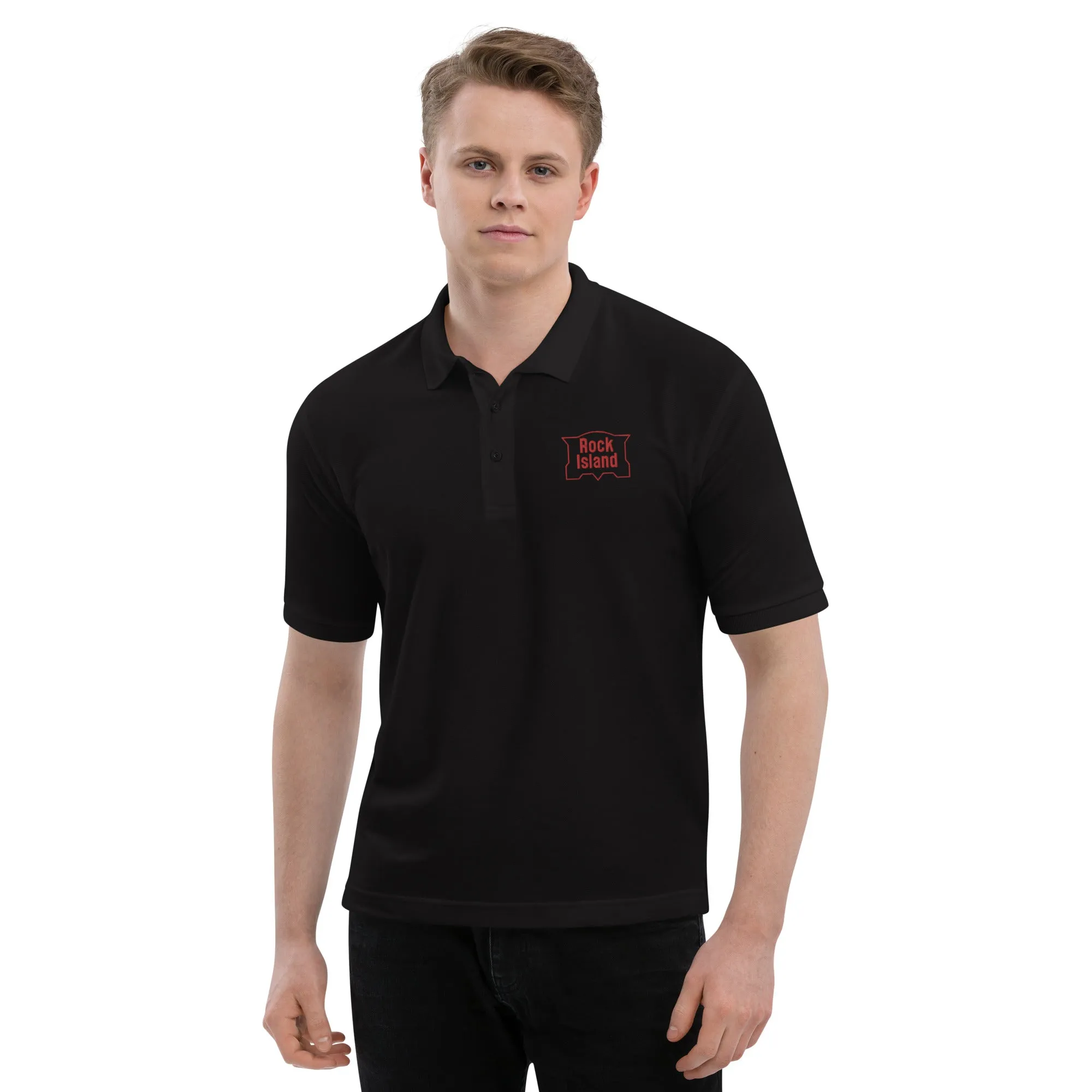 Rock Island Rail Men's Premium Polo