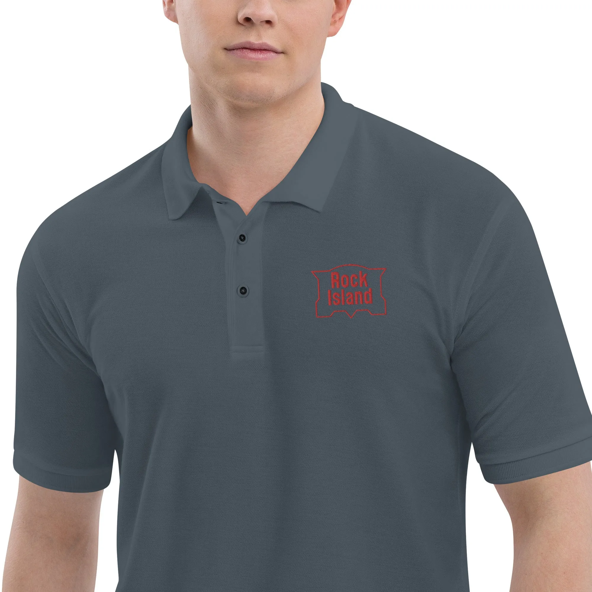 Rock Island Rail Men's Premium Polo