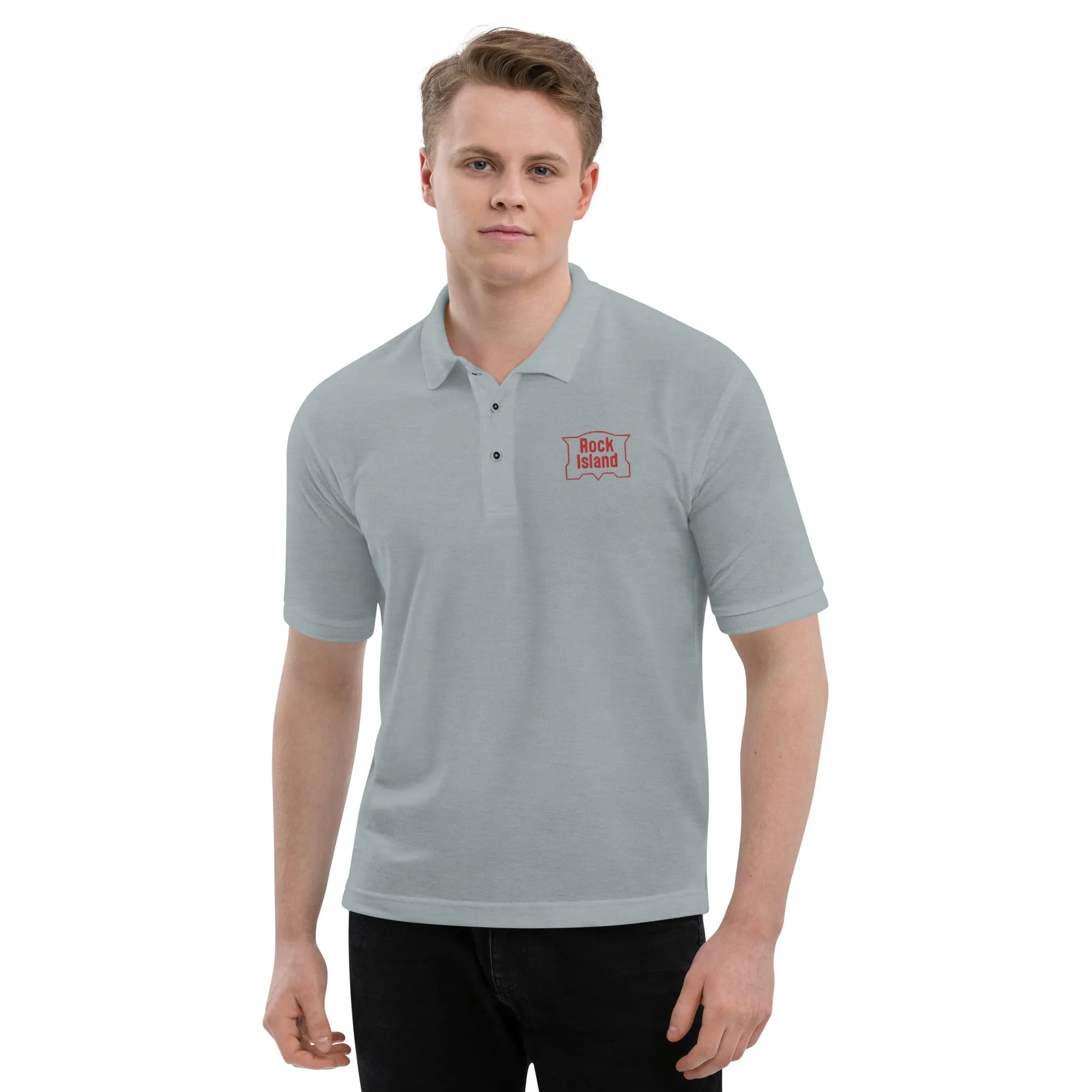 Rock Island Rail Men's Premium Polo