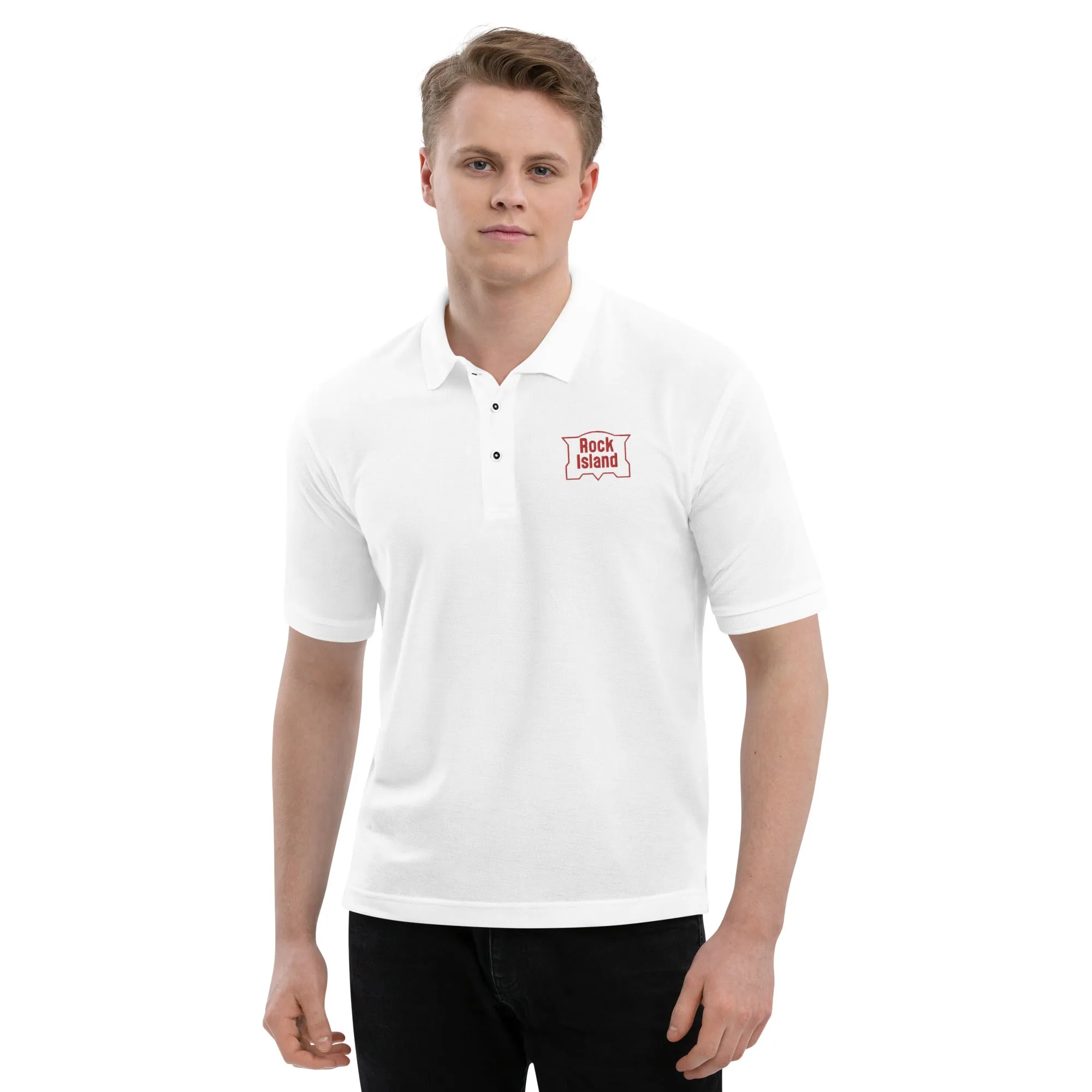 Rock Island Rail Men's Premium Polo