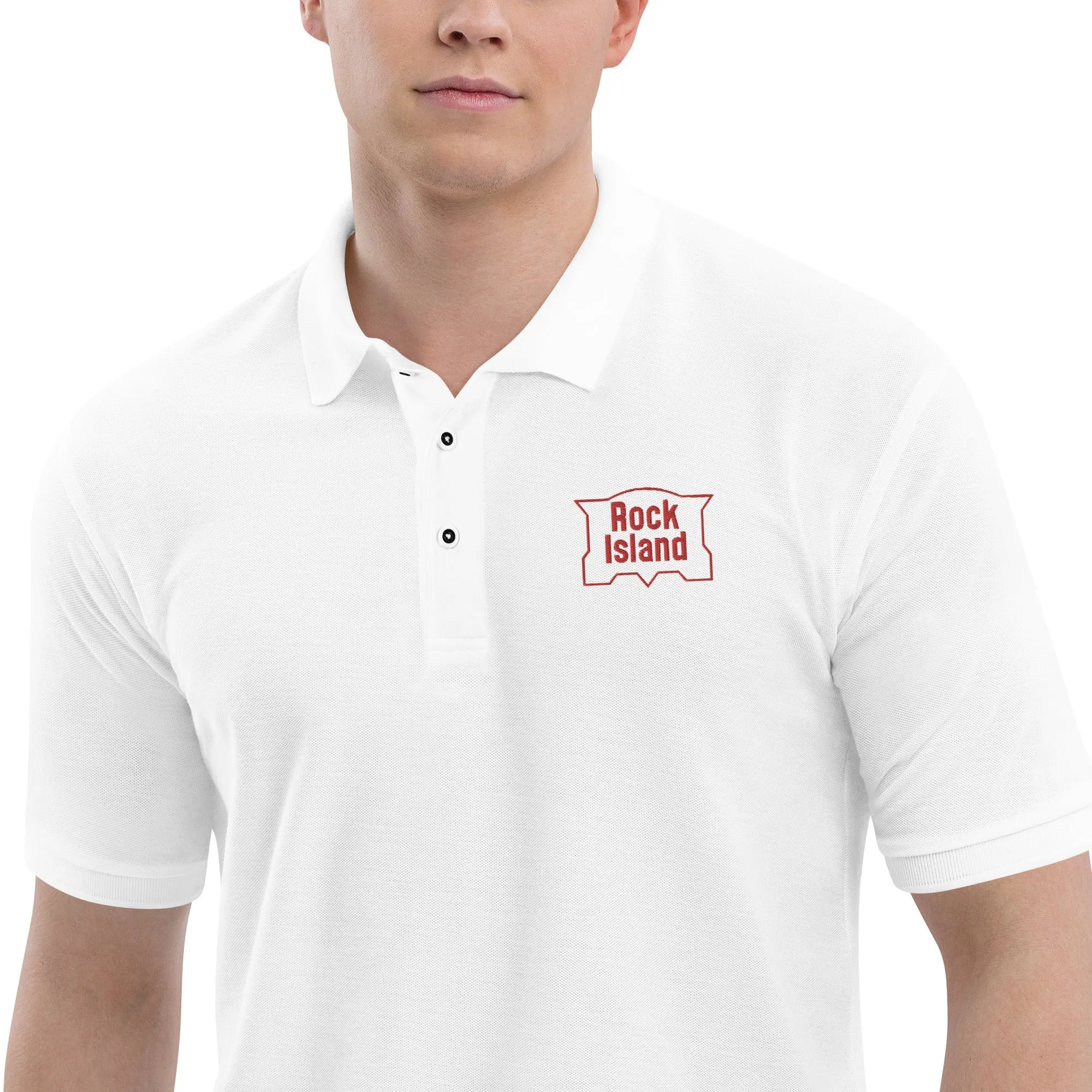 Rock Island Rail Men's Premium Polo