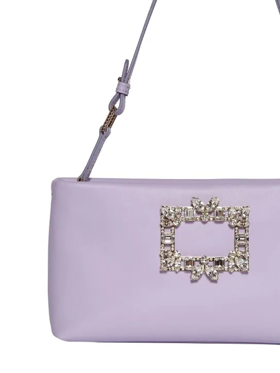 Roger Vivier   Mini RV Nightlily leather shoulder bag 