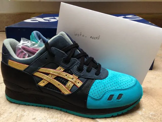 Ronnie fieg x asics gel lyte 3 homage 25 anniversary