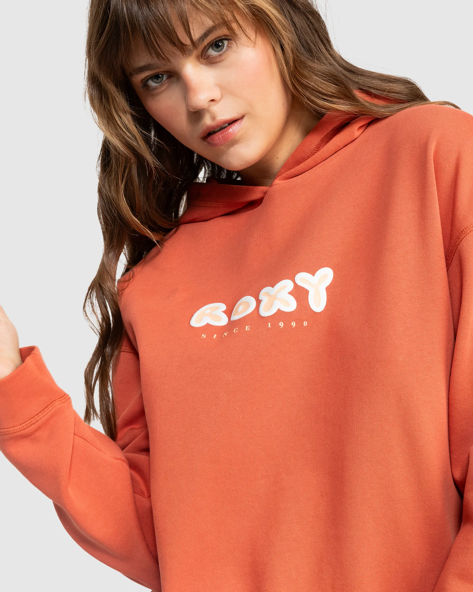 Roxy Take The Wave Hoodie - Apricot Brandy | SurfStitch