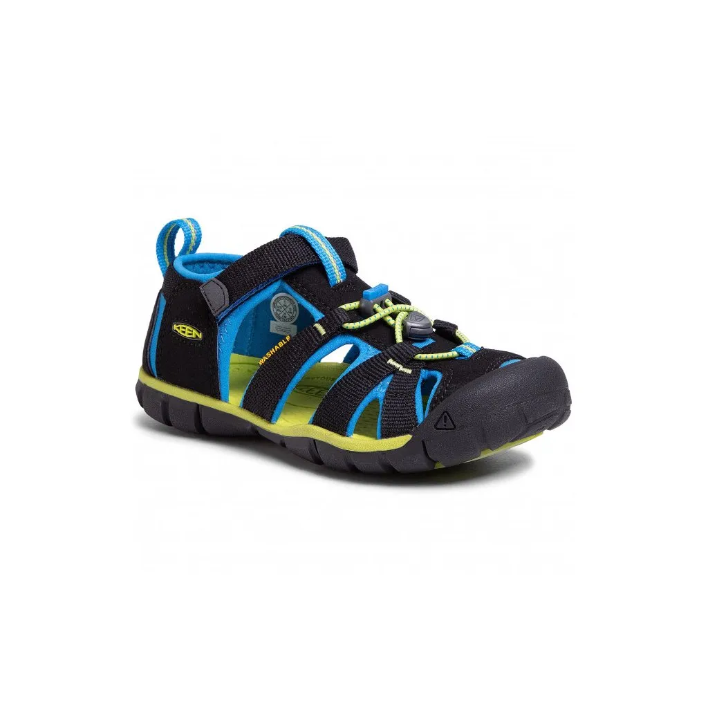 sandals Keen Seacamp II Black / brilliant blue AD (CNX)