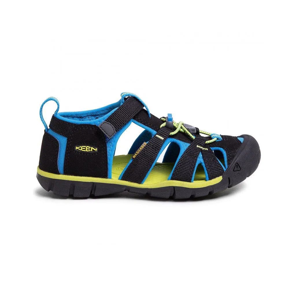 sandals Keen Seacamp II Black / brilliant blue AD (CNX)