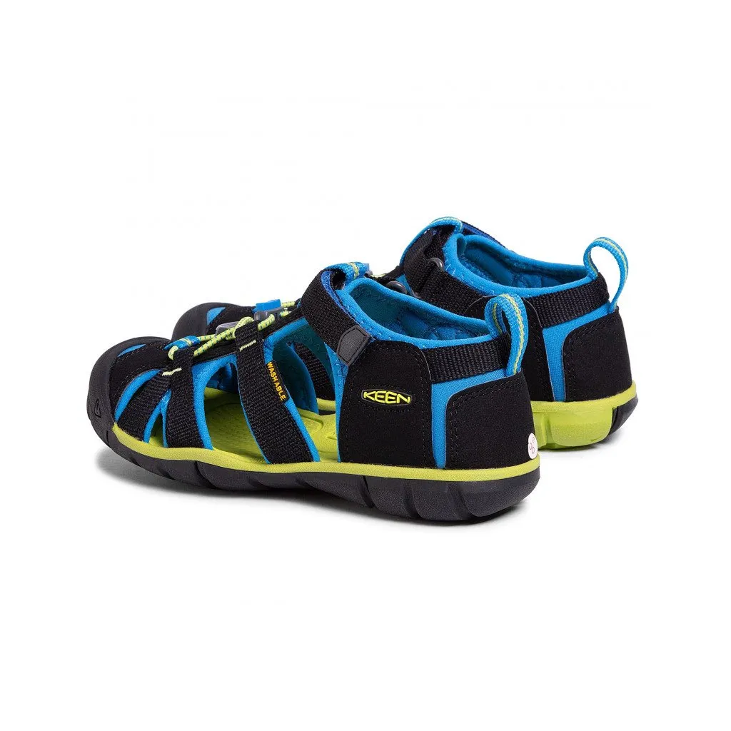 sandals Keen Seacamp II Black / brilliant blue AD (CNX)