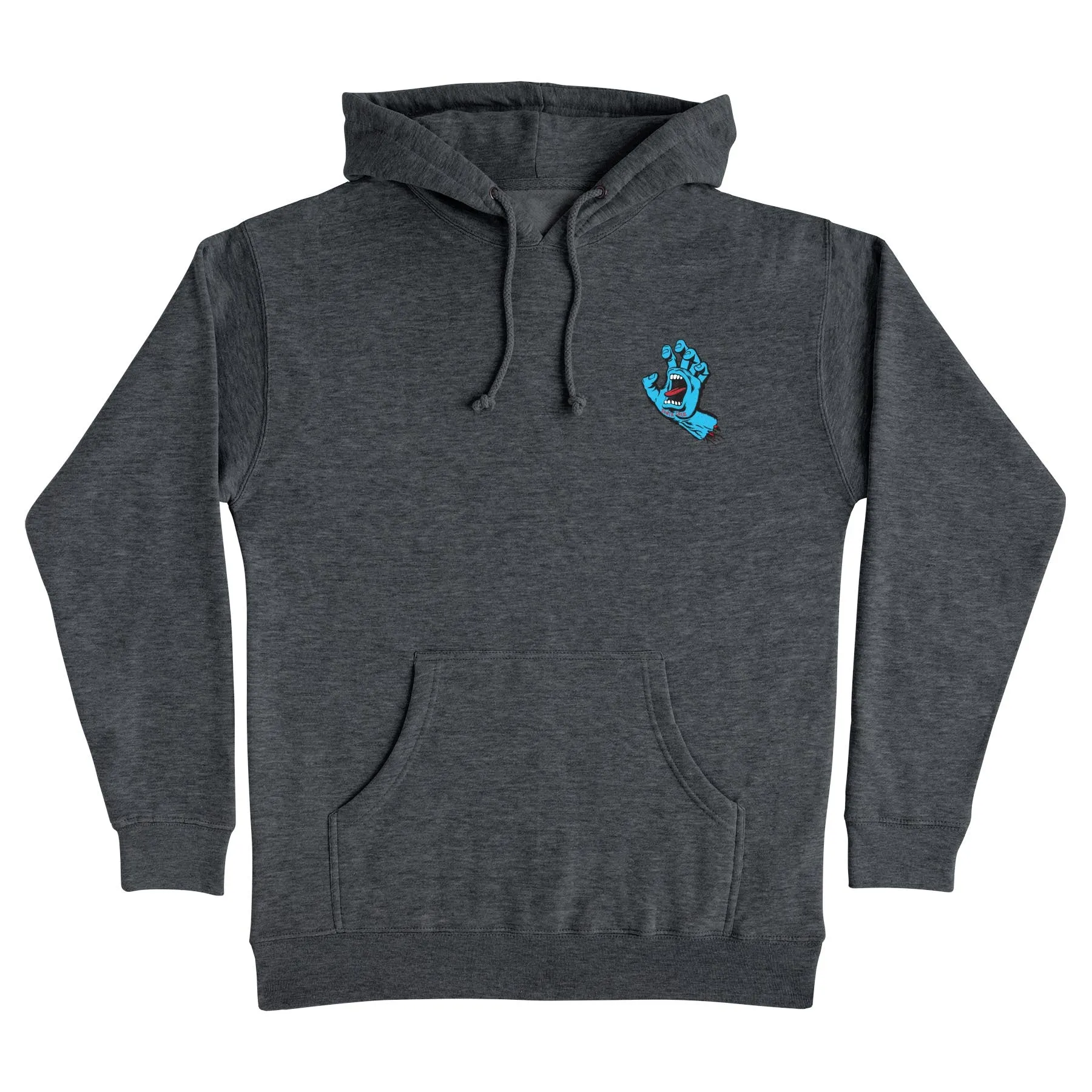 Santa Cruz Screaming Hand P/O Hoodie Charcoal Heather