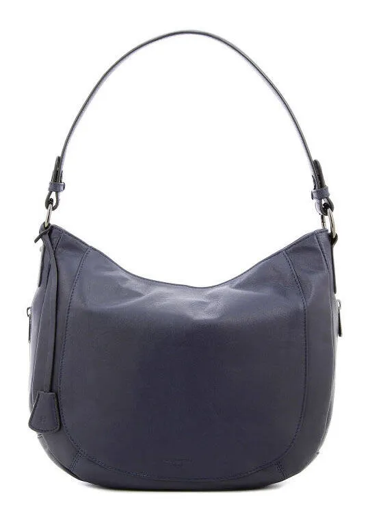 Shoulder bag 1 handle leather cowhide blue night 415373