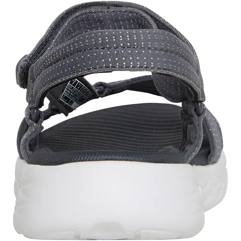 SKECHERS Womens On The Go 600 Brilliancy Sandals Charcoal