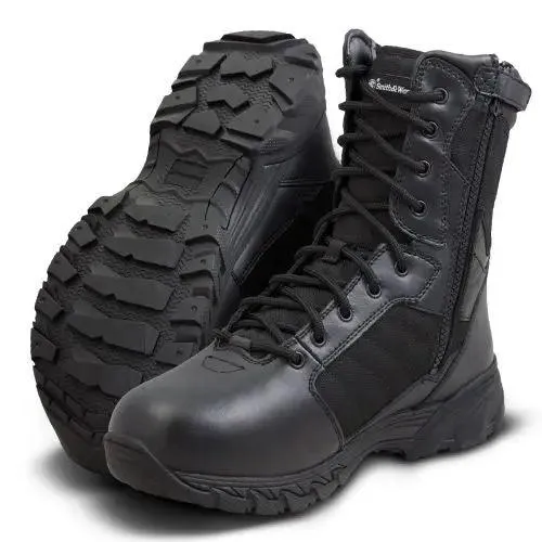 Smith & Wesson Men’s Side Zip Black Tactical Boot 810201