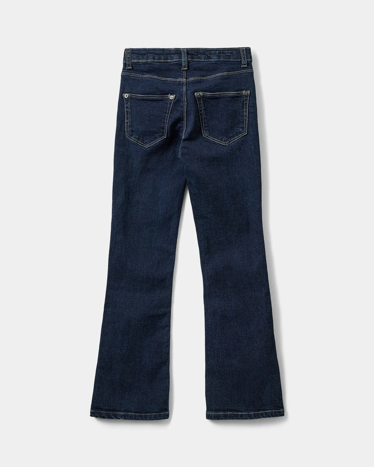 SOFIASY TROUSERS - Dark denim blue