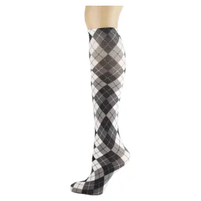 Sox Trot Knee High Boot Socks - Luca  White