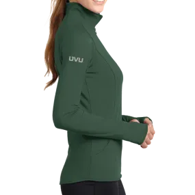 Sport-Tek Ladies Mono-Reflective 1/2 Zip Pullover