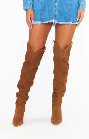 Steve Madden Laddy Over-the-Knee Boot ~ Chestnut