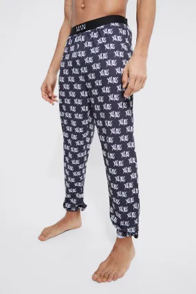 Tall Hugs & Kisses Printed Lounge Joggers