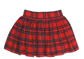 Tartan Skirt - Red Plaid