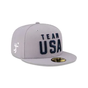 Team USA Volleyball Gray 59FIFTY Fitted Hat