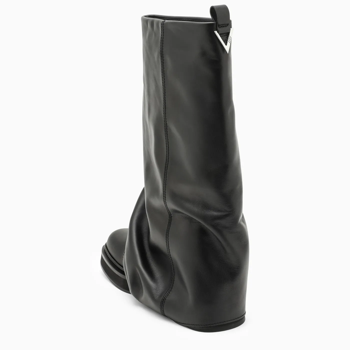 The Attico    The Attico Robin Black Leather Boot