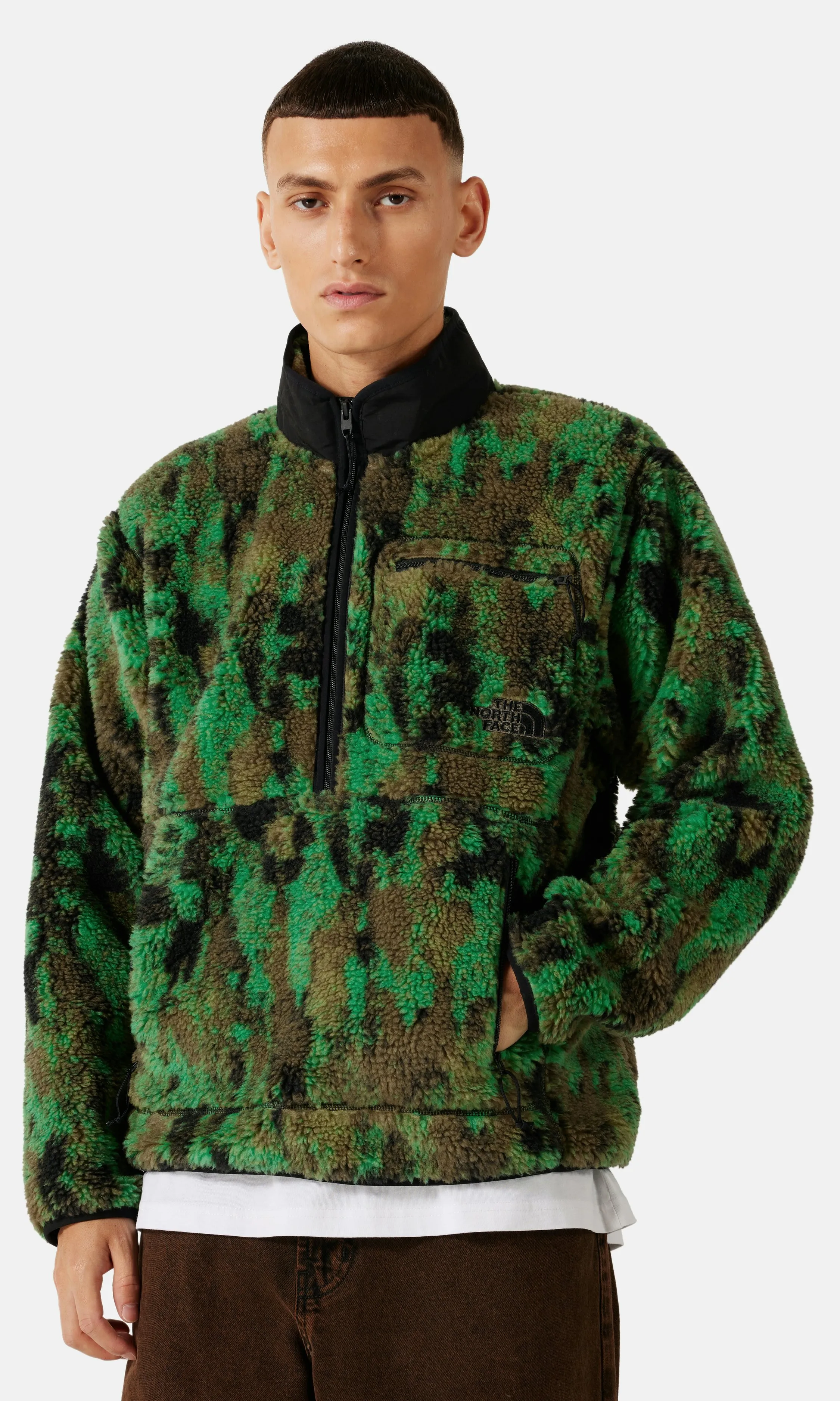 The North Face Extreme Pile Pullover Fleece Green | Men | Junkyard