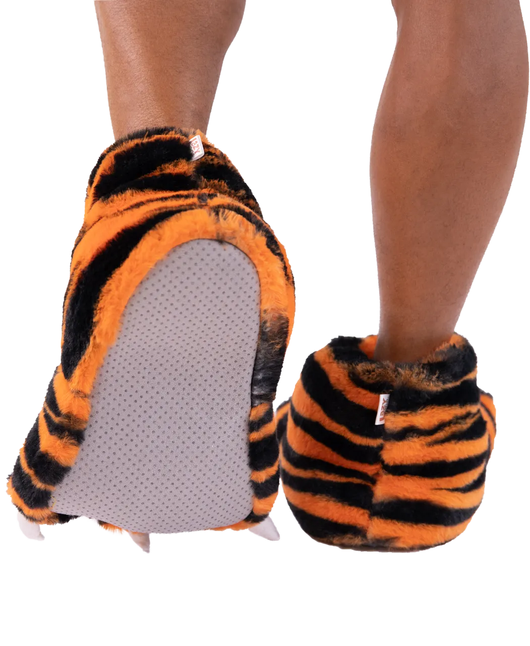 Tiger Kid and Adult Paw Slipper