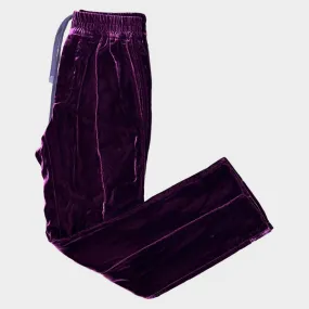 Tom Ford women's purple velour joggers