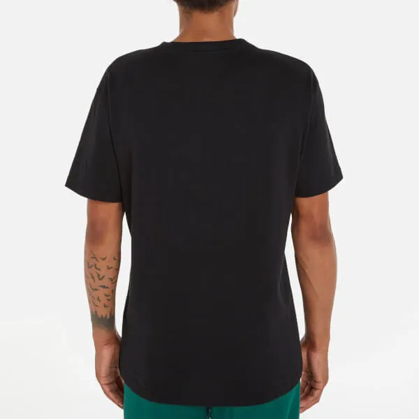 Tommy Jeans Classic Linear Logo-Embroidered Cotton T-Shirt