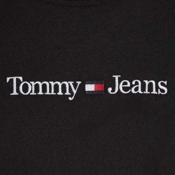 Tommy Jeans Classic Linear Logo-Embroidered Cotton T-Shirt