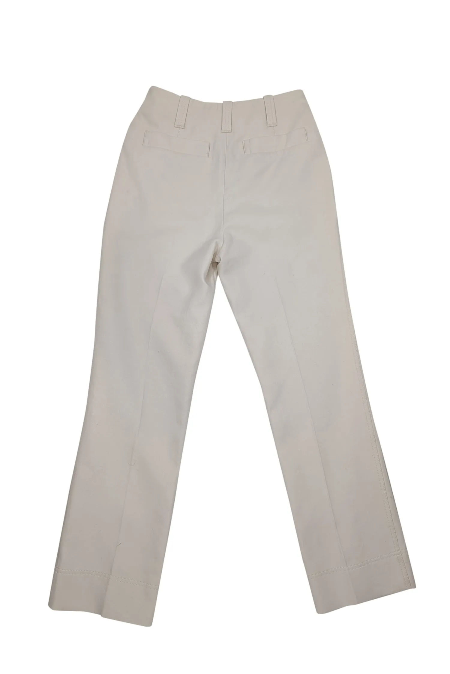 Tory Burch - Cream Pleat Front Trousers Sz 4