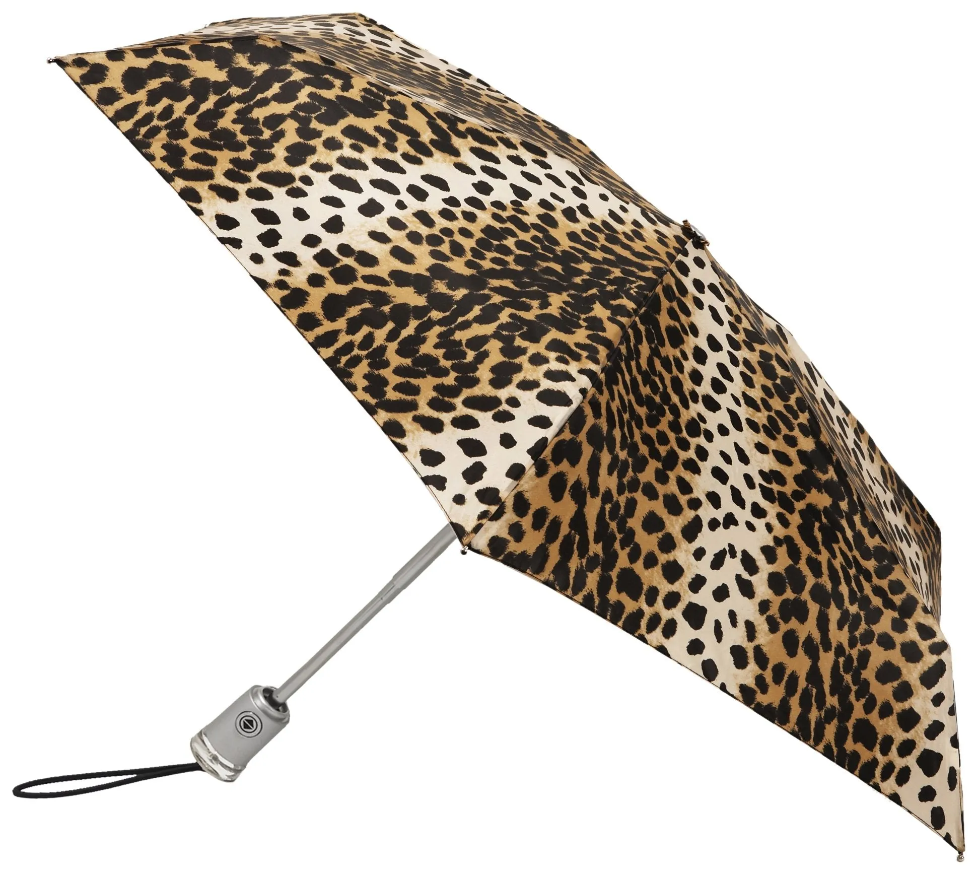 Totes Totes Ladies Signature Auto Open Auto Close Compact Umbrella