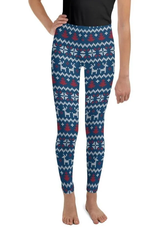 Ugly Christmas Youth Leggings