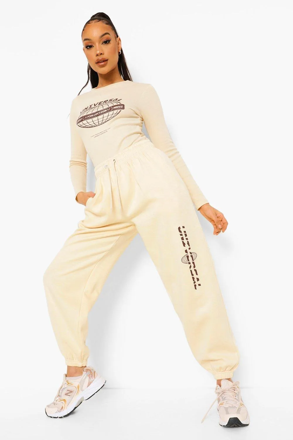 Universal Print Oversized Joggers