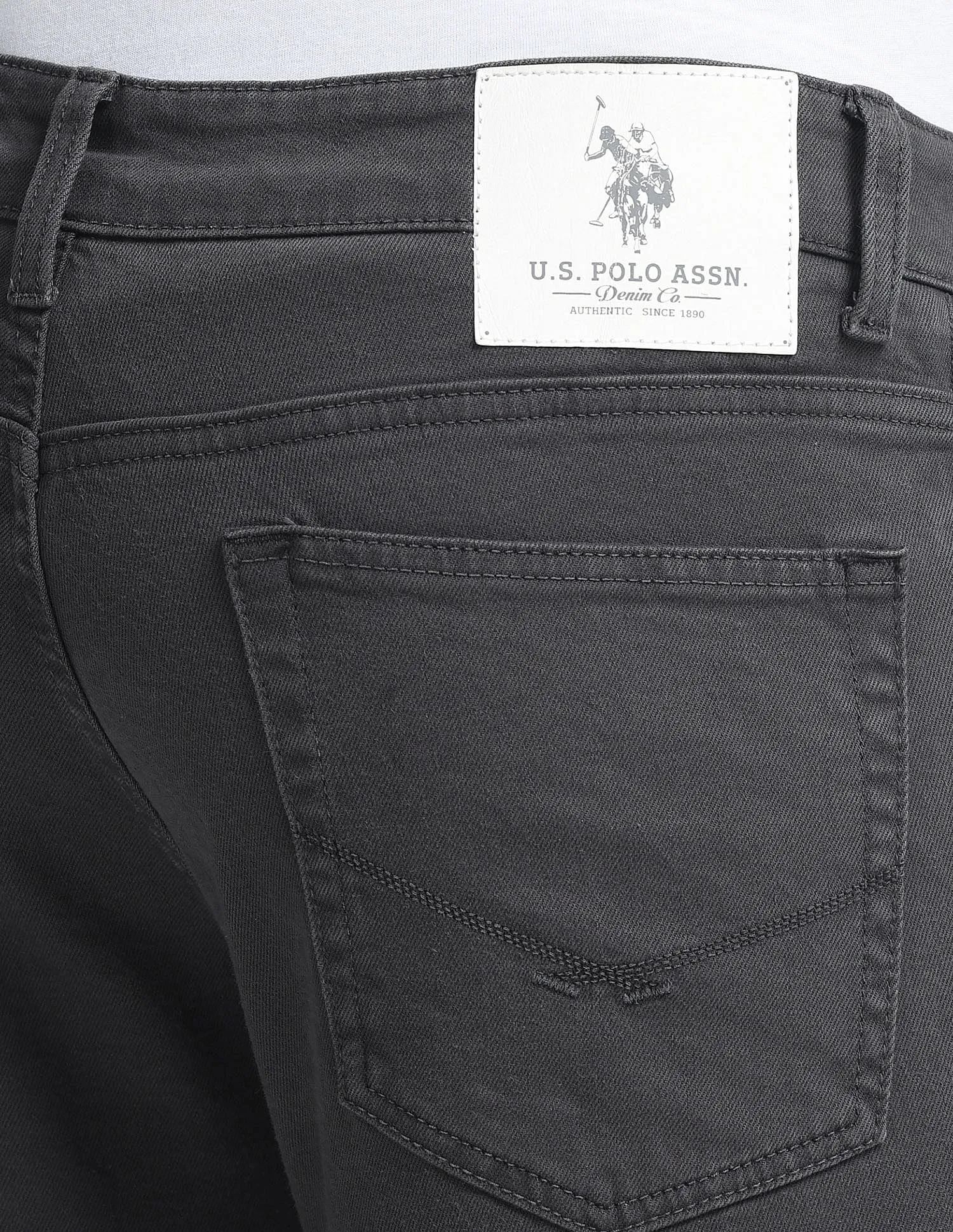 U.S. Polo Assn. Denim Co. Brandon Slim Tapered Fit Grey Jeans